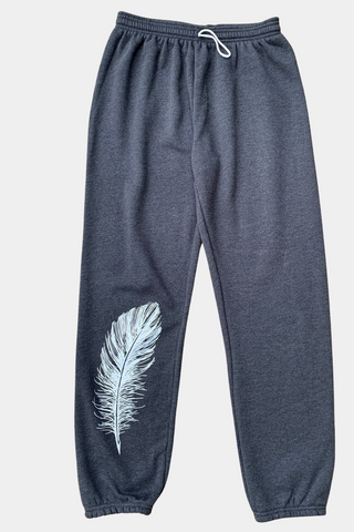 White Feather Old School Sweatpants, Clothing, Fitkitty Culture Athleisure Wear, Yoga Wear & Leggings, Fitkitty Culture Athleisure Wear, Yoga Wear &  Women's Clothing
