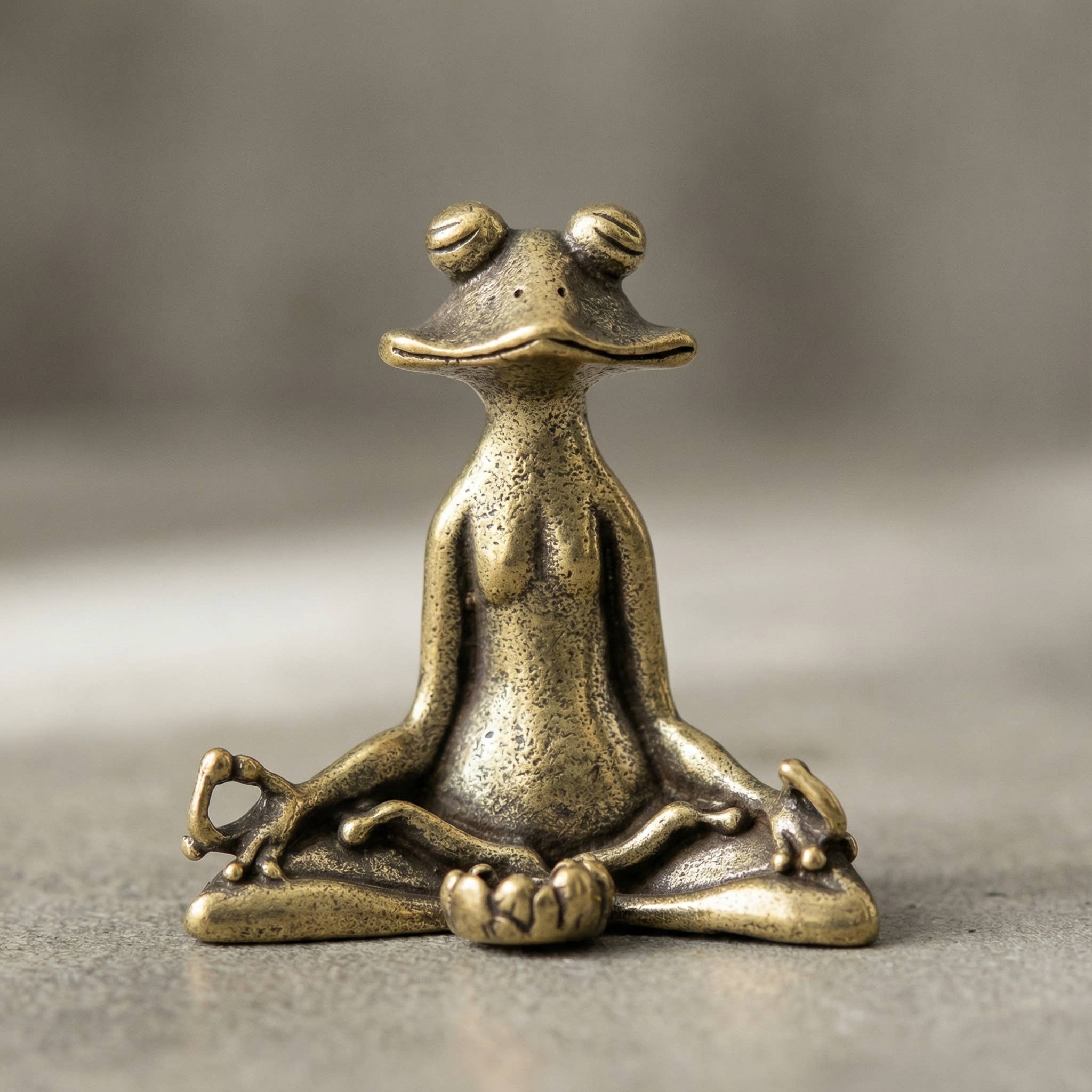 Zen Brass Incense Frog | Boho Incense Holder Decor