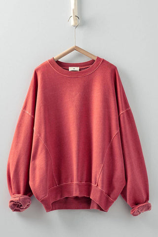 Vintage Comfort Oversized Crewneck Sweatshirt (Organic Cotton) - Fitkitty Culture Athleisure Wear, Yoga Wear &  Women's Clothing