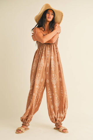 Wildflower Dreams Balloon Jumpsuit - Fitkitty Culture Athleisure Wear, Yoga Wear &  Women's Clothing