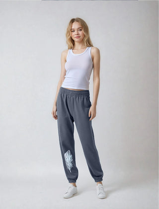 White Feather Old School Sweatpants, Clothing, Fitkitty Culture Athleisure Wear, Yoga Wear & Leggings, Fitkitty Culture Athleisure Wear, Yoga Wear &  Women's Clothing