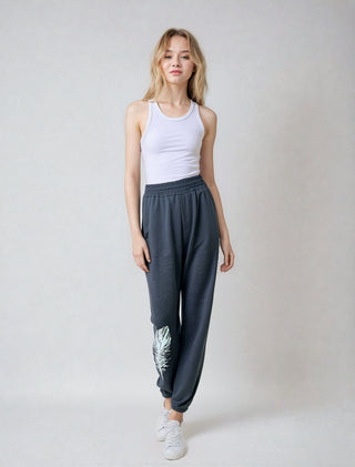 White Feather Old School Sweatpants, Clothing, Fitkitty Culture Athleisure Wear, Yoga Wear & Leggings, Fitkitty Culture Athleisure Wear, Yoga Wear &  Women's Clothing