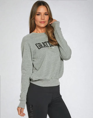 Spiritual Gangster Women's Grateful Old School Graphic Sweatshirt - Fitkitty Culture Athleisure Wear, Yoga Wear &  Women's Clothing