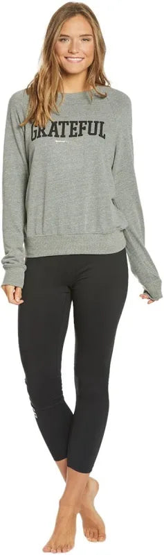 Spiritual Gangster Women's Grateful Old School Graphic Sweatshirt - Fitkitty Culture Athleisure Wear, Yoga Wear &  Women's Clothing