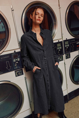 The Sunday Stroll Denim Shirt Dress - Fitkitty Culture Athleisure Wear, Yoga Wear &  Women's Clothing