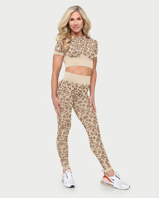 City Leopard Crop Top, Tank Top, Fitkitty Culture, Fitkitty Culture