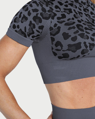 City Leopard Crop Top, Tank Top, Fitkitty Culture, Fitkitty Culture