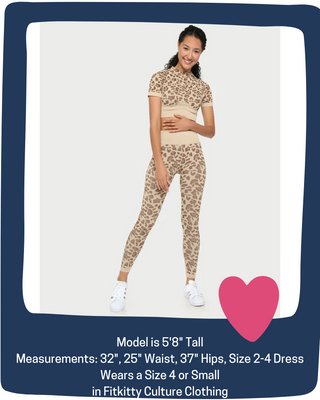 City Leopard Crop Top, Last Few, Fitkitty Culture, Fitkitty Culture