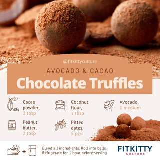 Avocado & Cacao Chocolate Truffles