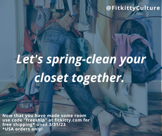 Spring Cleaning- spring clean your closet plus freeship code