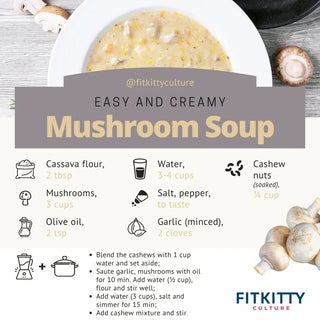 Easy and Creamy Mushroom Soup