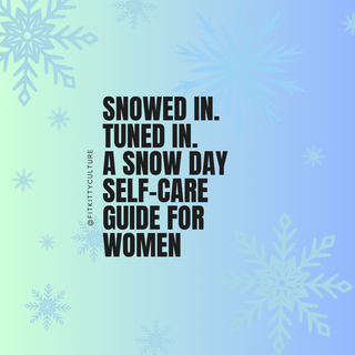 Slow rituals. Cozy layers. Intentional rest. A snow day the Fitkitty way.