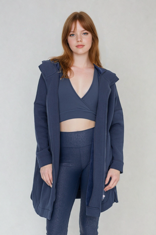 Cozy long Zip Sweater