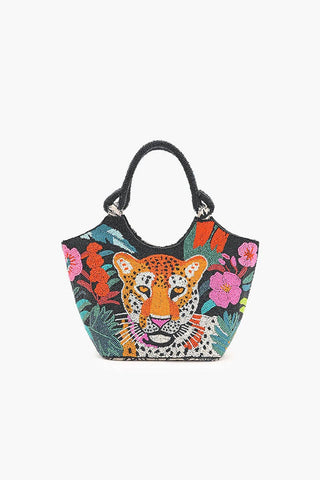 Tropical Leopard Embellished HandBags - Fitkitty Culture Athleisure Wear, Yoga Wear &  Women's Clothing