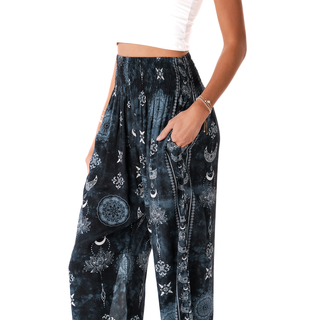 Twilight Lotus Harem Pants with Pockets - Fitkitty Culture Athleisure Wear, Yoga Wear &  Women's Clothing