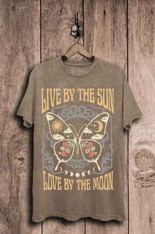 Live By The Sun Love By The Moon Graphic Tee