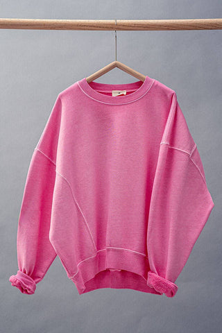 Vintage Comfort Oversized Crewneck Sweatshirt (Organic Cotton)