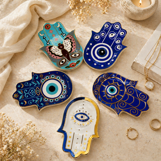 Sacred Eye Hamsa Dish Collection | Decorative Trinket Dishes - Fitkitty Culture Athleisure Wear, Yoga Wear &  Women's Clothing