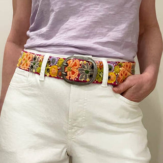 Wildflowers Embroidered Wool Belt - Fitkitty Culture Athleisure Wear, Yoga Wear &  Women's Clothing