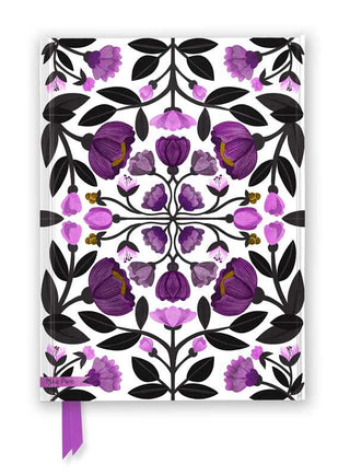 Purple Flowers Foiled Journal — Nina Pace