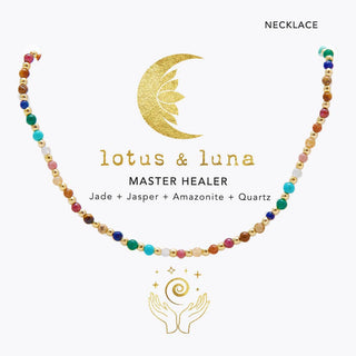 Gold Master Healer Healing 2mm Necklace