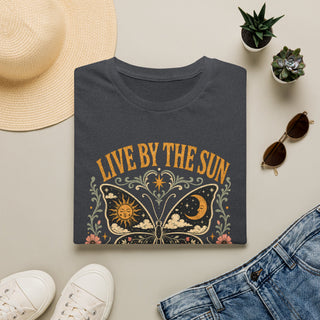 Live By The Sun Love By The Moon Butterfly T-Shirt