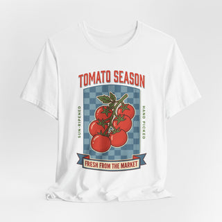 Tomato Season Tee | Vintage Food Graphics, Market Produce T-Shirt