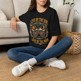 Live By The Sun Love By The Moon Butterfly T-Shirt