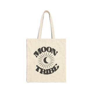 Moon Tribe Cotton Canvas Tote Bag