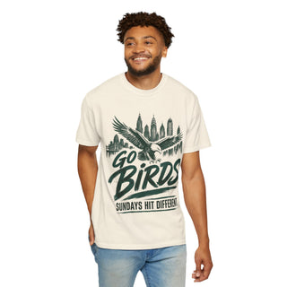 Go Birds T-Shirt, Sundays Hit Different Philly Game Day Tee