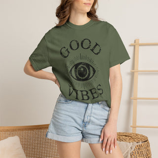 Good Vibes Eye T-Shirt — Vintage Mystic Graphic Tee