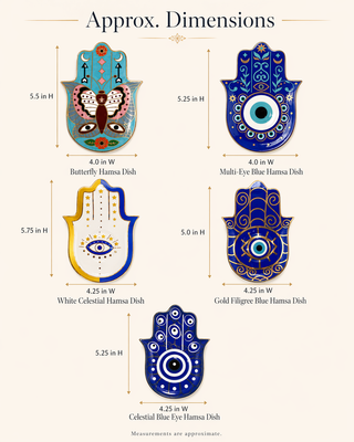 Sacred Eye Hamsa Dish Collection | Decorative Trinket Dishes - Fitkitty Culture Athleisure Wear, Yoga Wear &  Women's Clothing
