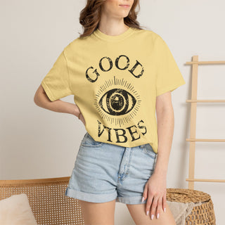 Good Vibes Eye T-Shirt — Vintage Mystic Graphic Tee