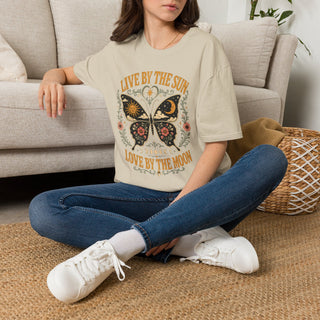 Live By The Sun Love By The Moon Butterfly T-Shirt