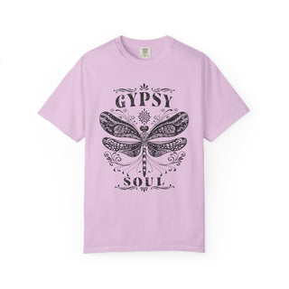 Gypsy Soul Dragonfly T‑Shirt — Boho Vintage Graphic Tee