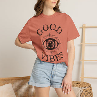 Good Vibes Eye T-Shirt — Vintage Mystic Graphic Tee