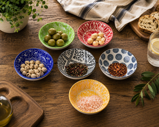 Mediterranean Porcelain Trinket Dish