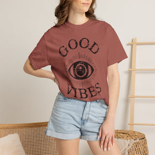 Good Vibes Eye T-Shirt — Vintage Mystic Graphic Tee