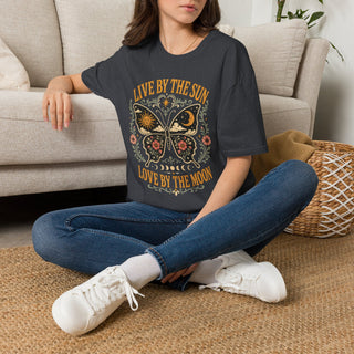 Live By The Sun Love By The Moon Butterfly T-Shirt