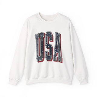 Vintage USA Graphic Sweatshirt | 4th of July Americana, Stars & Stripes