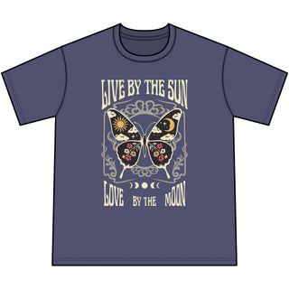Live by the Sun, Love by the Moon Butterfly T-Shirt, view 4 | Fitkitty Culture®