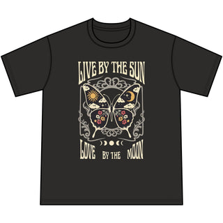 Live by the Sun, Love by the Moon Butterfly T-Shirt, view 2 | Fitkitty Culture®