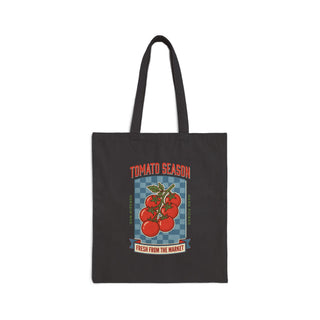Tomato Season Tote Bag | Vintage Food Graphics, Retro Market Illustration