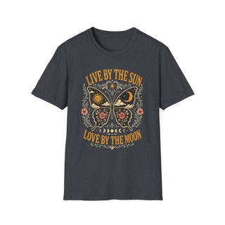 Live By The Sun Love By The Moon Butterfly T-Shirt