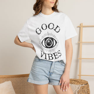 Good Vibes Eye T-Shirt — Vintage Mystic Graphic Tee