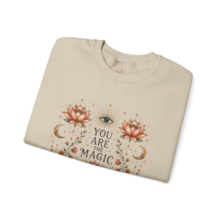 You Are the Magic Mystical Lotus Crewneck Sweatshirt