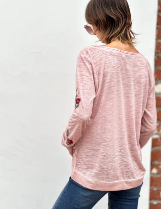 Flower Power Long Sleeve tees - Fitkitty Culture Athleisure Wear, Yoga Wear &  Women's Clothing