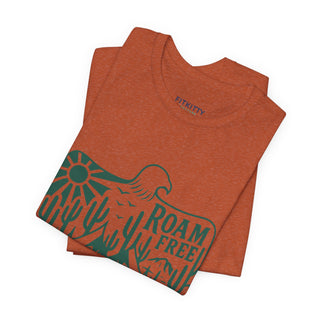 Roam Free Eagle Tee — Desert Adventure Graphic T-Shirt - Fitkitty Culture Athleisure Wear, Yoga Wear &  Women's Clothing