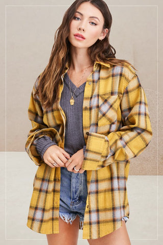 Oversized Plaid Shirt – Your Effortless Style Staple