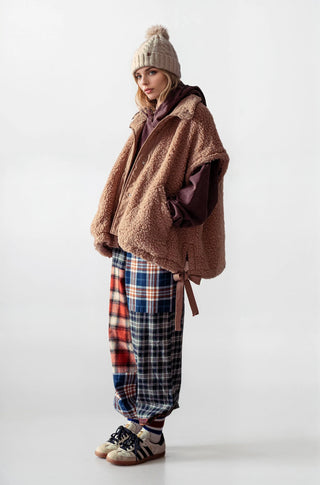 Mixed Plaid Patchwork Boho Jogger Pants - Fitkitty Culture Athleisure Wear, Yoga Wear &  Women's Clothing